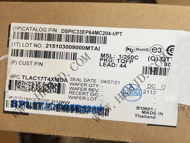 用于電機(jī)控制、數(shù)字電源和檢測的 DSPIC33EP64MC204-I/PT 16位 DSC