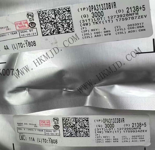 【TI 放大器】出售 OPA313IDBVR 低噪聲、單通道CMOS運(yùn)算放大器
